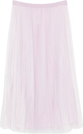 Fabiana Filippi pleated midi skirt - Pink