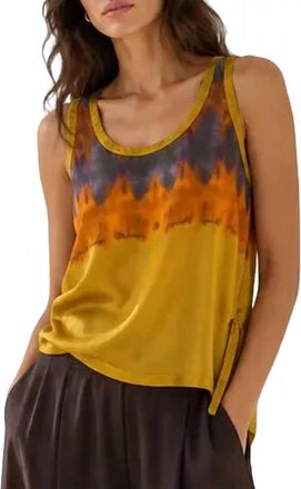 Momoni Mola Top In Zafferano Arancio Verde