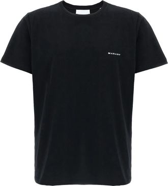 Isabel Marant Zafferh T-shirt - Heren - T-shirts - Zwart - S - Katoen - Tops