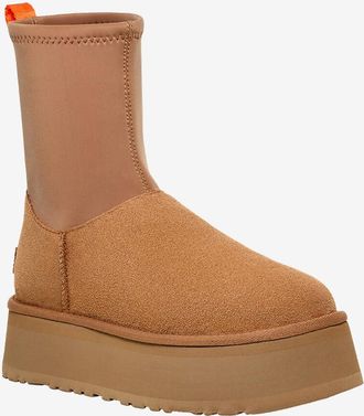 UGG Gef&uuml;tterte Materialmix-Stiefeletten W Classic Dipper