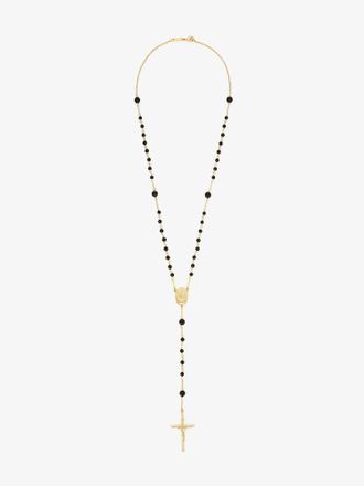 Dolce & Gabbana Rosario in ottone gold con pietre naturali - DOLCE & GABBANA - gender_Man