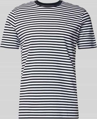 Christian Berg Regular Fit T-Shirt Mit Logo-Stitching in Marine, Gr&ouml;&szlig;e 3XL