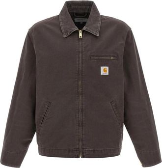 Carhartt Work in Progress Brown Shirt Collar Jacket