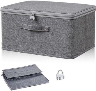 OEM Caja De Almacenamiento Con Cerradura - Repelente Al Agua - 1 Unidad - 30 X 20 X 14 Cm