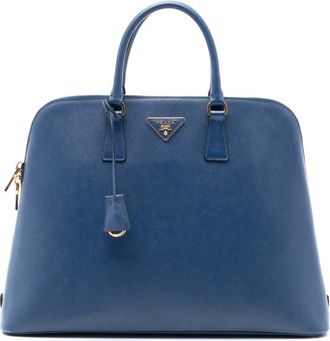 Prada Pre-owned Prada Extra Large Saffiano Lux Promenade Satchel GV1HKP6G5EEG2U9R