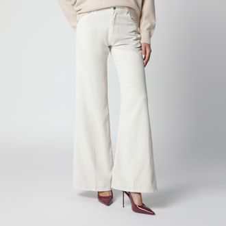 Haikure Pantaloni in velluto di cotone Snow