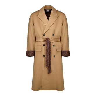 Dr&ocirc;le de Monsieur Abrigo Doble Faz Monograma - Coats - Hombre - Beige - XS