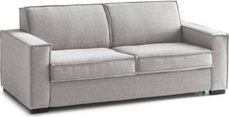 Talamo Italia Talamo Italia Divano Letto Samantha, Divano a 2 posti, 100% Made in Italy, Sof&agrave; Soggiorno con apertura girevole, in tessuto imbottito, con Braccioli