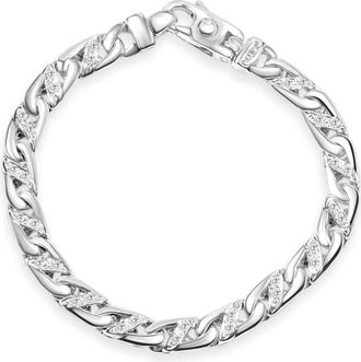 Pompeii3 Mens Mariner 14k Gold (34gram) or Platinum (60gram) 7mm Link Bracelet 8.5