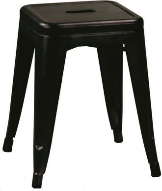 Vacchetti Taburete De Hierro Marr&oacute;n Bristol Cm39x39h45