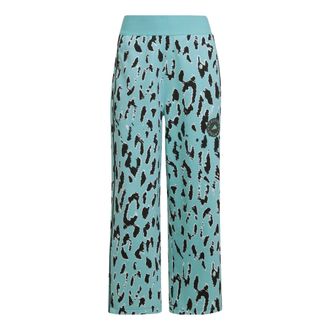 adidas (WMNS) adidas by Stella McCartney Cropped Pants Asia Sizing Teal Black HA8965