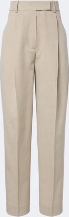 R&oacute;he R&oacute;he Wool and silk-blend straight pants