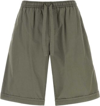 Dolce & Gabbana Grey Cotton Shorts