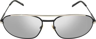Saint Laurent Silver Flash Oval Mens Sunglasses SL 561 003 61