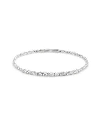 Sabrina Designs 14K 0.45 Ct. Tw. Diamond Stackable Flexible Bangle Bracelet