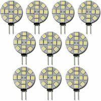 OEM 10 Bombillas Led G4 Dc 12v No Regulables, Blancas 6000k, Reemplazo Para Bombillas Hal&oacute;genas De 20w Para Cocina Y Autocaravana - Crezuo