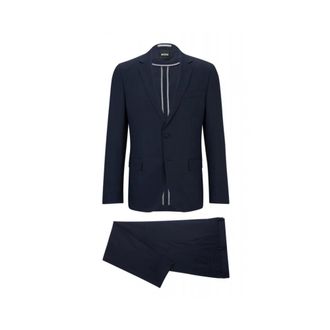 HUGO BOSS Heren, Pakken, Blauw, Maat: 2XL