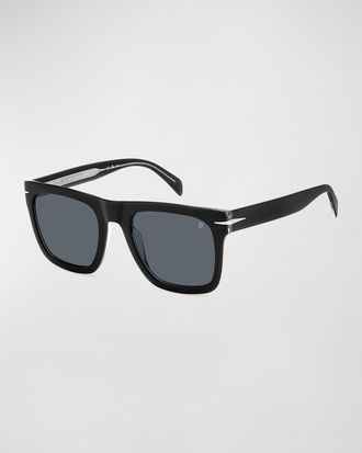 David Beckham Mens Acetate Square Sunglasses