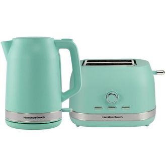 Hamilton Beach Ella Kettle & Toaster Set Mint - Hamilton Beach
