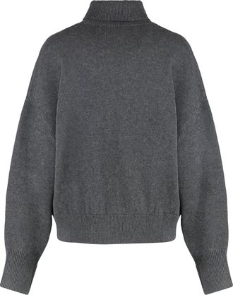 Isabel Marant Womens Nasha Wool And Cotton Sweater Gray