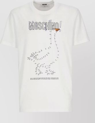 Moschino logo print cotton t-shirt