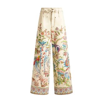 Etro Etro, Wide Trousers, female, Multicolor, Size: W28 Wide Trousers