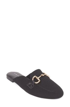 Elie Tahari Augustine Bit Loafer Mule in Black/gold at Nordstrom, Size 8