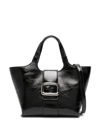 Roger Vivier Grand Vivier Choc Leather Mini Bag