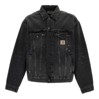 Carhartt Work in Progress OG Detroit Jacket - Heren - Spijkerjassen - Zwart - L - Katoen - Jassen