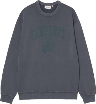 Carhartt Work in Progress Faded Pond Corps - Heren - Sweatshirts - Blauw - S - Katoen - Hoodies & sweatvesten