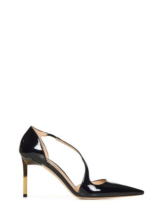Tom Ford Heeled Crossover Strap Pumps