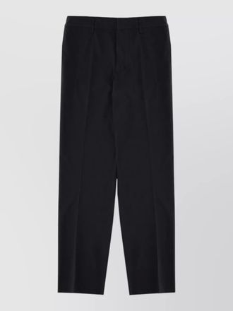 Emporio Armani tailored trousers front crease belt loops pockets