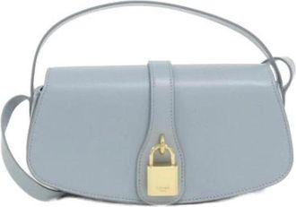 Celine Pre-owned Handbags, female, Blue, Size: ONE SIZE Pre-owned Leather celine-bags