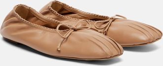 Magda Butrym Leather ballet flats