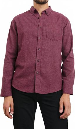 Rails Runson Shirt In Currant