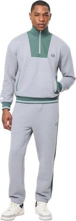 Sergio Tacchini Netto Quarter Zip in Sleet at Nordstrom, Size Xxx-Large