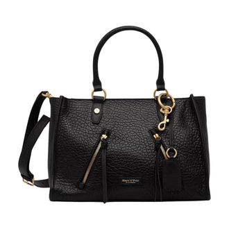 Marc O'Polo Tassen, Dames, Zwart, ONE Size, Leer, Crossbody Tas
