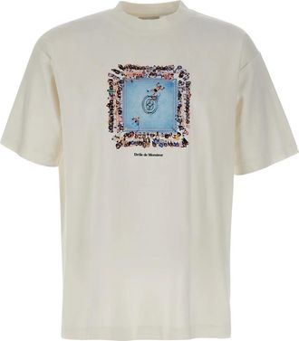 Dr&ocirc;le de Monsieur Boxers Ring T-Shirt - Tops - Hombre - Blanco - XL