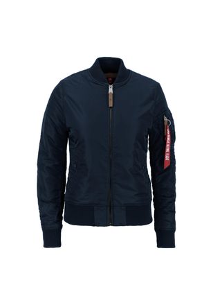 Alpha Industries Bomberjacke ALPHA INDUSTRIES MA-1 VF Vintage Fit 59 W, Damen, Gr. XS, blau (rep.blau), Obermaterial: 100% Nylon; Futter: 100% Nylon; F&uuml;llung: 100% Pol