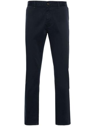BOSS slim-fit cotton chinos - Blue