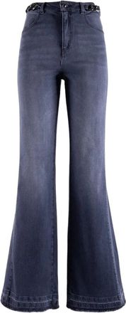 Nenette Denim Sistab - Dames - Flared Jeans - Grijs - W30 - Denim - Jeans