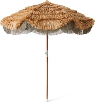 HKliving Serengeti Sonnenschirm, &Oslash; 192 cm, natur