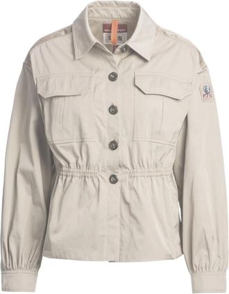 Parajumpers Fiona Jacket - Dames - Zomerjassen - Beige - L - Katoen - Jassen