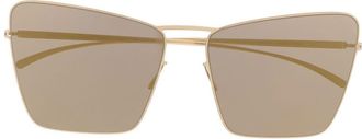 Mykita square-frame sunglasses - women - Metal - 59 - Gold