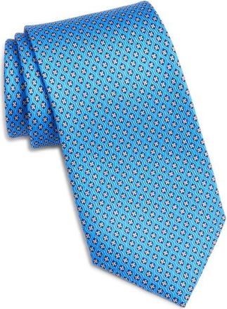 Nordstrom Floral Silk Tie in Blue at Nordstrom