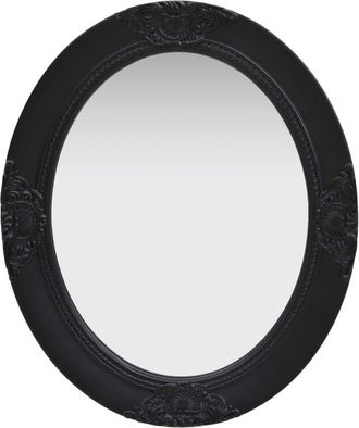 vidaXL Espejo De Pared Estilo Barroco Negro 50x60 Cm Vidaxl