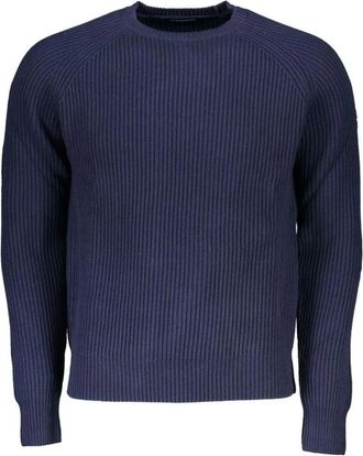 North Sails Trui met ronde hals- klassieke stijl - Heren - Ronde hals truien - Blauw - XL - Katoen - Truien & Vesten