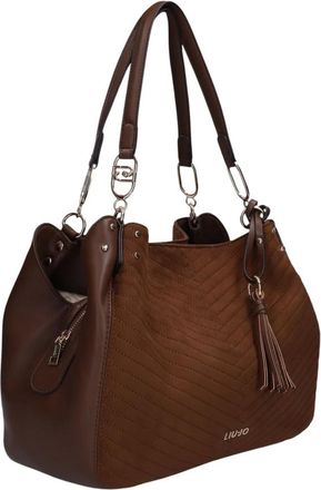 Liu Jo Cirry Boston Bag - Dames - Tassen - Bruin - Maat: ONE Size Leer