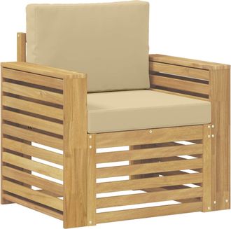 vidaXL Conjunto De Sof&aacute;s De Exterior Poli&eacute;ster Blanco Vidaxl
