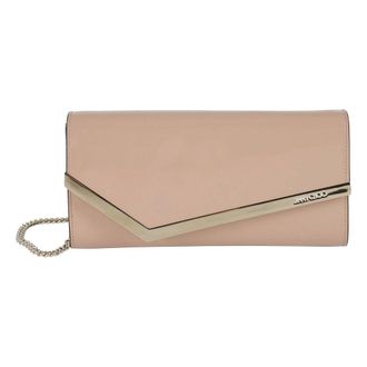 Jimmy Choo London Clutches, female, Pink, Size: ONE SIZE Emmie Clutch
